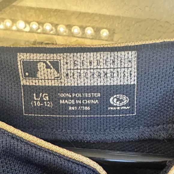 Padres Kids Jersey - Navy and Gold - Picture 3 of 7